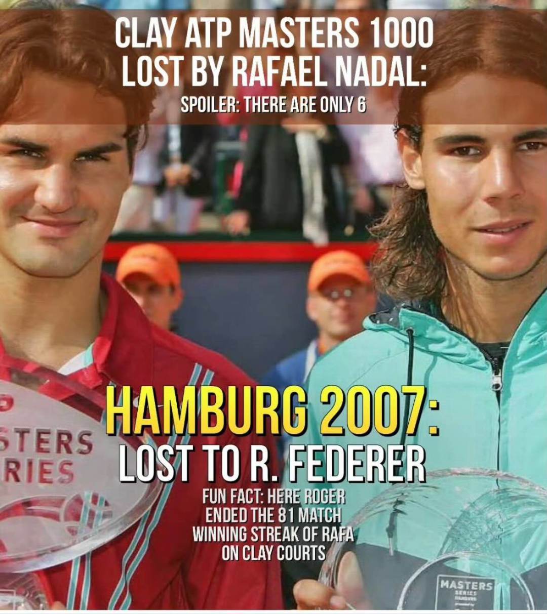 红土之王也不是决赛总能赢！看看纳达尔都输给过谁？