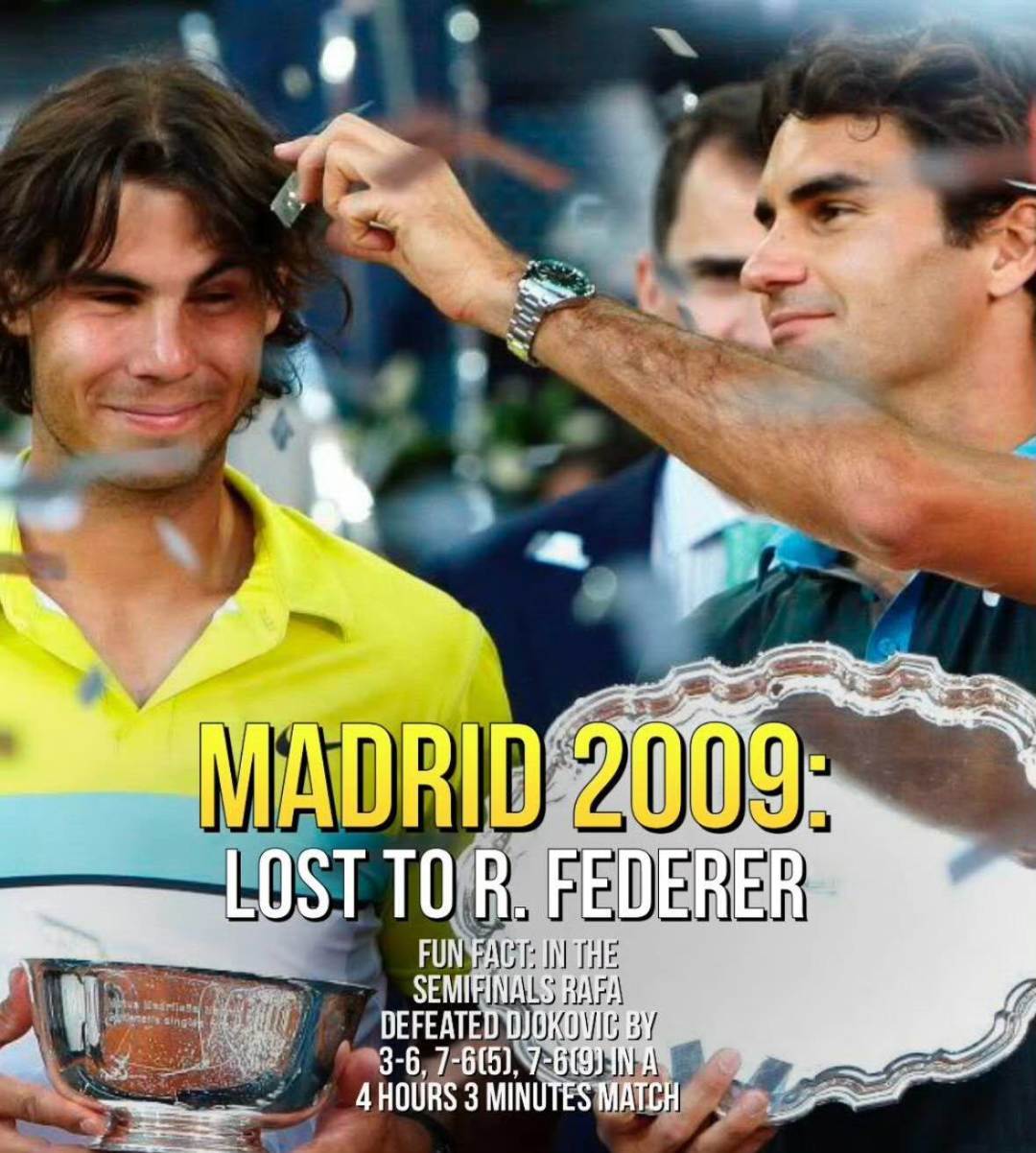 红土之王也不是决赛总能赢！看看纳达尔都输给过谁？